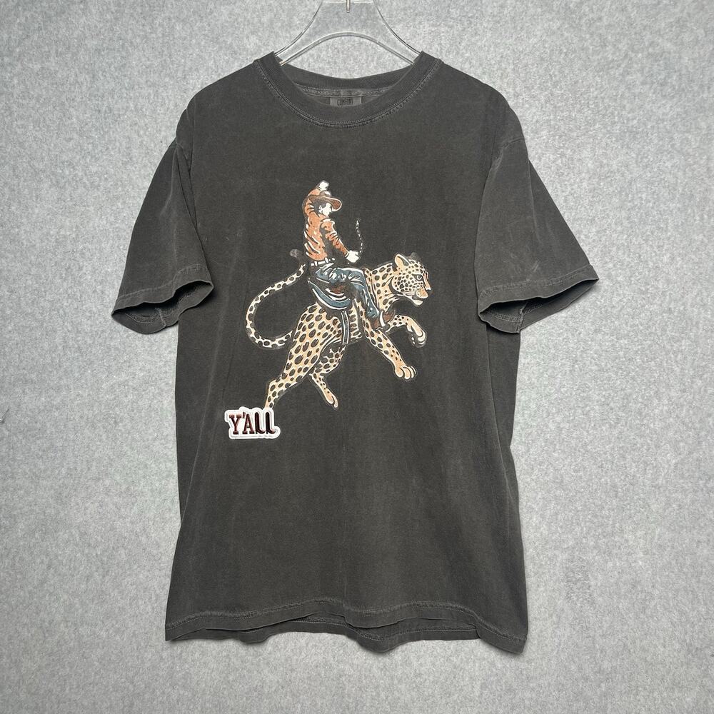 Comfort Colors L Cowboy Jaguar Graphic Tee Jacksonville Football Game Day